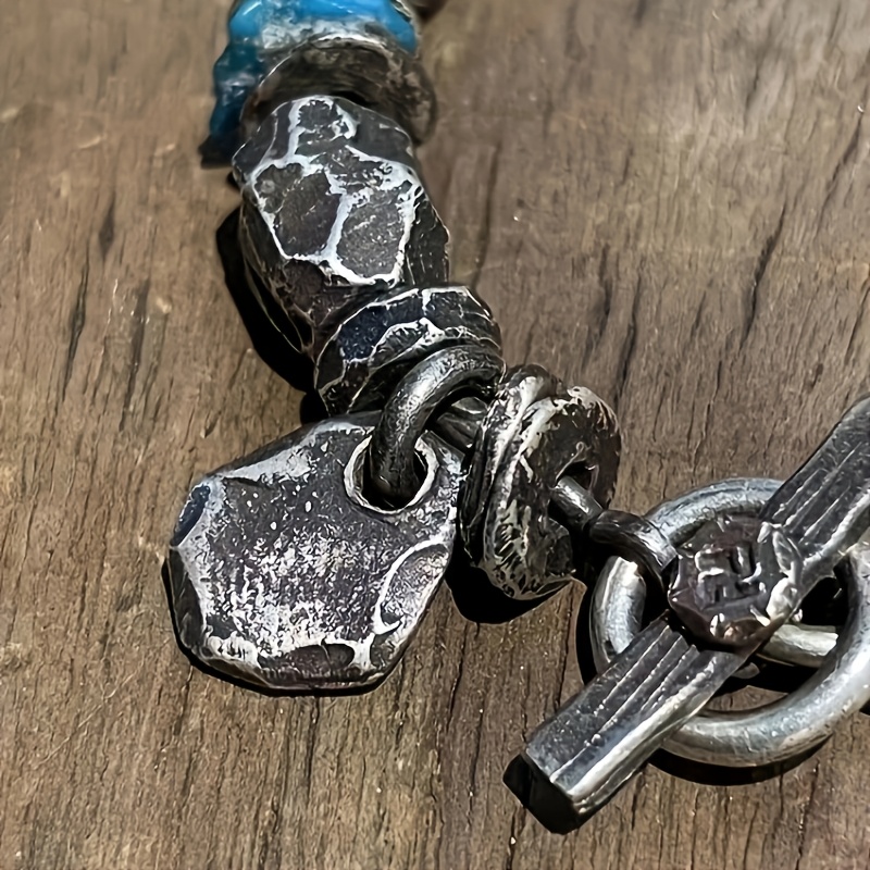 Nomadic Style Freeform American Turquoise Bracelet